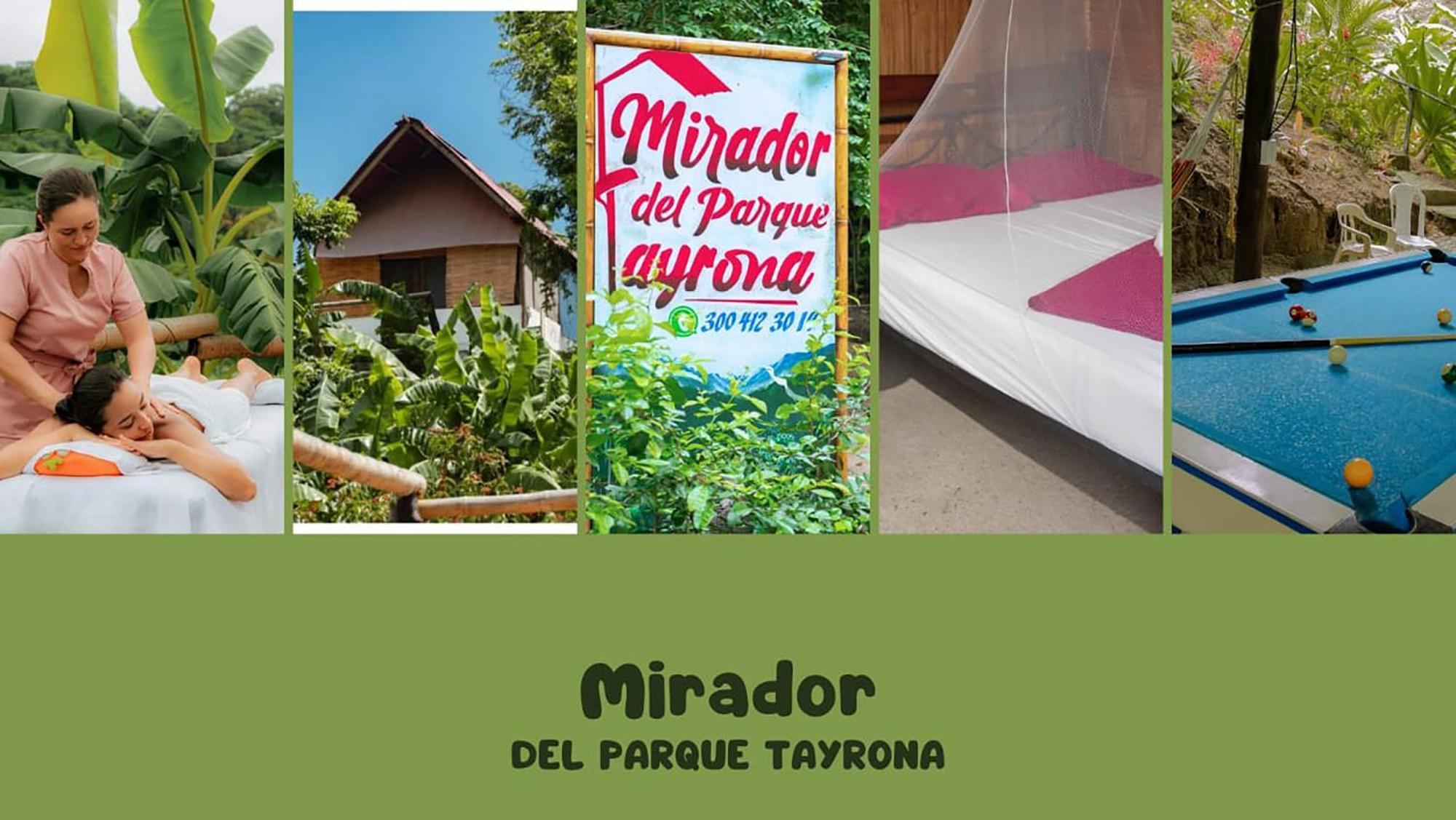Hostal Mirador Dentro Del Parque Tayrona El Zaino Dış mekan fotoğraf